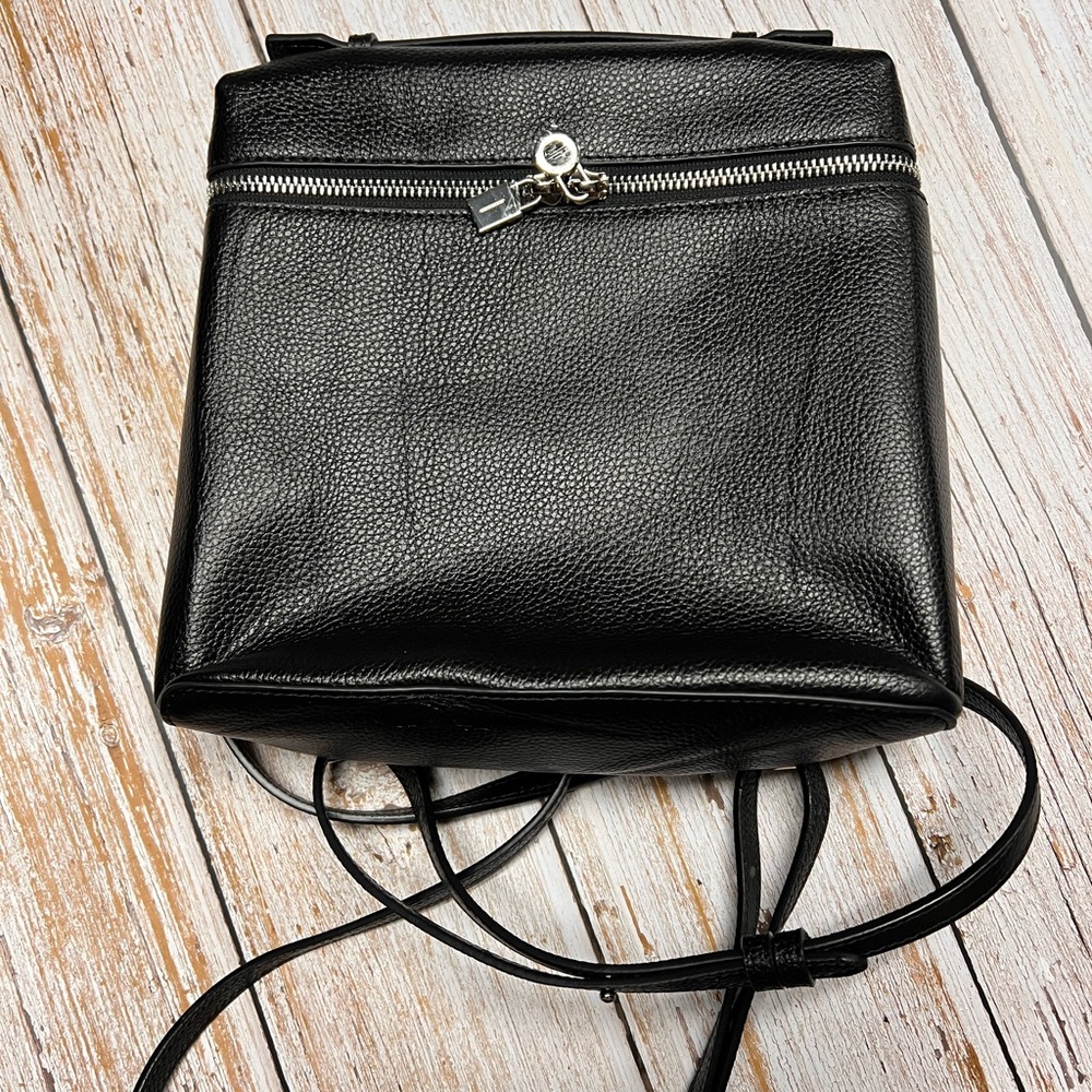 Leather backpack